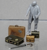 45; Suitcase Set  1     BUILT AND PAINTED