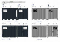 35; US Military 8 feet Container Set (2 Stck) Vietnam