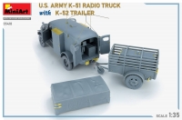 35; US Chevy K51 Radio Car and Trailer