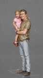 �32; Mann mit Tochter     FERTIGFIGUR     (Preis zuz�glich Porto)