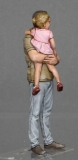 �32; Mann mit Tochter     FERTIGFIGUR     (Preis zuz�glich Porto)