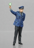 32; Railway Official    BUILD AND PAINTED FIGURE