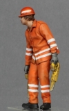 45; Railroad Worker    BUILD AND PAINTED FIGURE