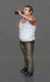 45; Drinking Man       BUILD AND PAINTED FIGURE