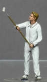 �45; Maler / Anstreicher mit Farbwalze      FERTIGFIGUR     (Preis zuz�glich Porto)