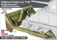 35; Dozer Blade Kit fr Sherman M1A1  VVSS Fahrwerk