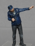 32; Lokpersonal , Lokfhrer , Heizer   Blaue Jacke    FERTIGFIGUR  (Preis zuzglich Porto)