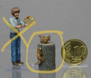 �45; ZWEI Eichh�rnchen  (Menschen Figur NICHT enthalten)    FERTIGFIGUR     (Preis zuz�glich Porto)