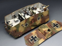 35; Deutscher Sturmpanzer A7V (Krupp) SONDERSERIE mit MOTORDARSTELLUNG   1. Weltkrieg