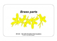 °35; 20 Isolatoren mittlere Steglänge