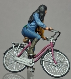 �45; Radfahrerin     FERTIGFIGUR      (Preis zuz�glich Porto)