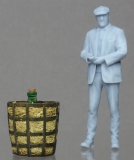 �32 /45 ; Korbflasche    FERTIGMODELL  (OHNE FIGUR)