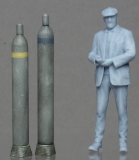 �32; Schweissflaschen    FERTIGMODELL  (OHNE FIGUR)