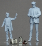 �32 /45 ; Schmierstoffkanister und Trichter   FERTIGMODELL  (OHNE FIGUR)