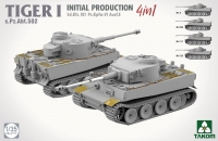 �35; Tiger I  Initial Production , s.Pz.Abt. 502     4in1