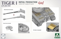 �35; Tiger I  Initial Production , s.Pz.Abt. 502     4in1