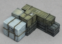 �45; Ladegutstapel     FERTIGMODELL  (OHNE FIGUR)