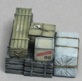 �45; Ladegutstapel     FERTIGMODELL  (OHNE FIGUR)