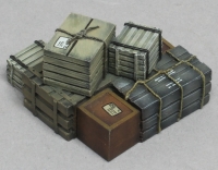 �45; Ladegutstapel     FERTIGMODELL  (OHNE FIGUR)