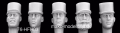 35;Heads, french Kepi Blanc /Legion Etr.