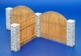 35; Fence with poles