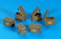 35; US ammunition boxes cal.5,56, Ätzteile & Decals