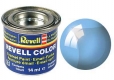 Blau, klar Emailefarbe  14ml   (Preis /100ml =14,20 Euro)