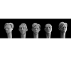 35;5 various heads (2 old men,2 youths,1 boy)