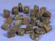 Burnt out & damaged british jerrycans