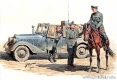 35; MB170  Funkwagen und Offizier zu Pferd   2.Weltkrieg    SONDERPREIS***