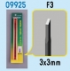 Model Chisel 3x3mm