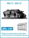 35; British Mk. II  / Mk. IV Tank  WWI   Metal Link Track Set