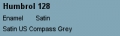 H128 US Compass Grey Satin 14ml Enamel Colour     (Preis /1 l = 177,85 )
