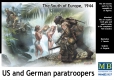 35; Bathing Girls,  German and US Parartroopers  South Europe 1944