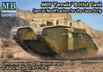 72; Britischer Mark I Female Tank  GAZA STRIP   , I. Weltkrieg