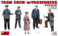 35; Tram Crew with Passengers,  Figure Set  @