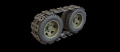 35; Studebaker  Radsatz mit (sowjetischen) Schlammketten