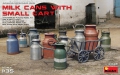 35; Milk Cans and small Cart