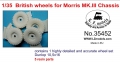 35; Wheel set  for MORRIS Mk.III  ( LZ / Thunder Models)