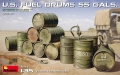35; US 55gal  Fuel Drums     WW II