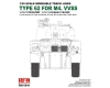 35; Plastic Track link Set for M4 (Sherman) Type 64 VVSS