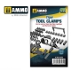 35; Tool Clamps and -Holders  3D Print for TIGER I , Tiger II , JAGDTIGER, STURMTIGER