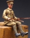 35; Britischer Soldat sitzend /auf Protzwagen Pferdezug    1.WK