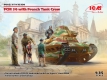 35; French Tank FCM36 with Crew and Kids    WW II
