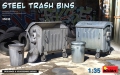 35; STEEL TRASH BINS