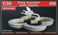 35; Park Fountain with Swans