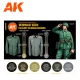 Color Set German Fieldgrey Uniforms           (136ml  1 L = 139,63 Euro)