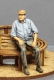 �45; Sitzender Mann       FERTIGFIGUR  (Preis zuz�glich Porto)