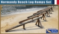 35; Normandy Beach Log Ramps Set   WW II
