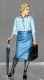 45; Older Lady, waiting    BUILD AND PAINTED FIGURE